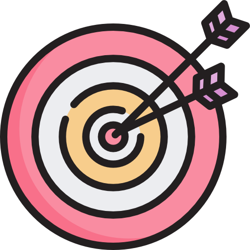 An archery target